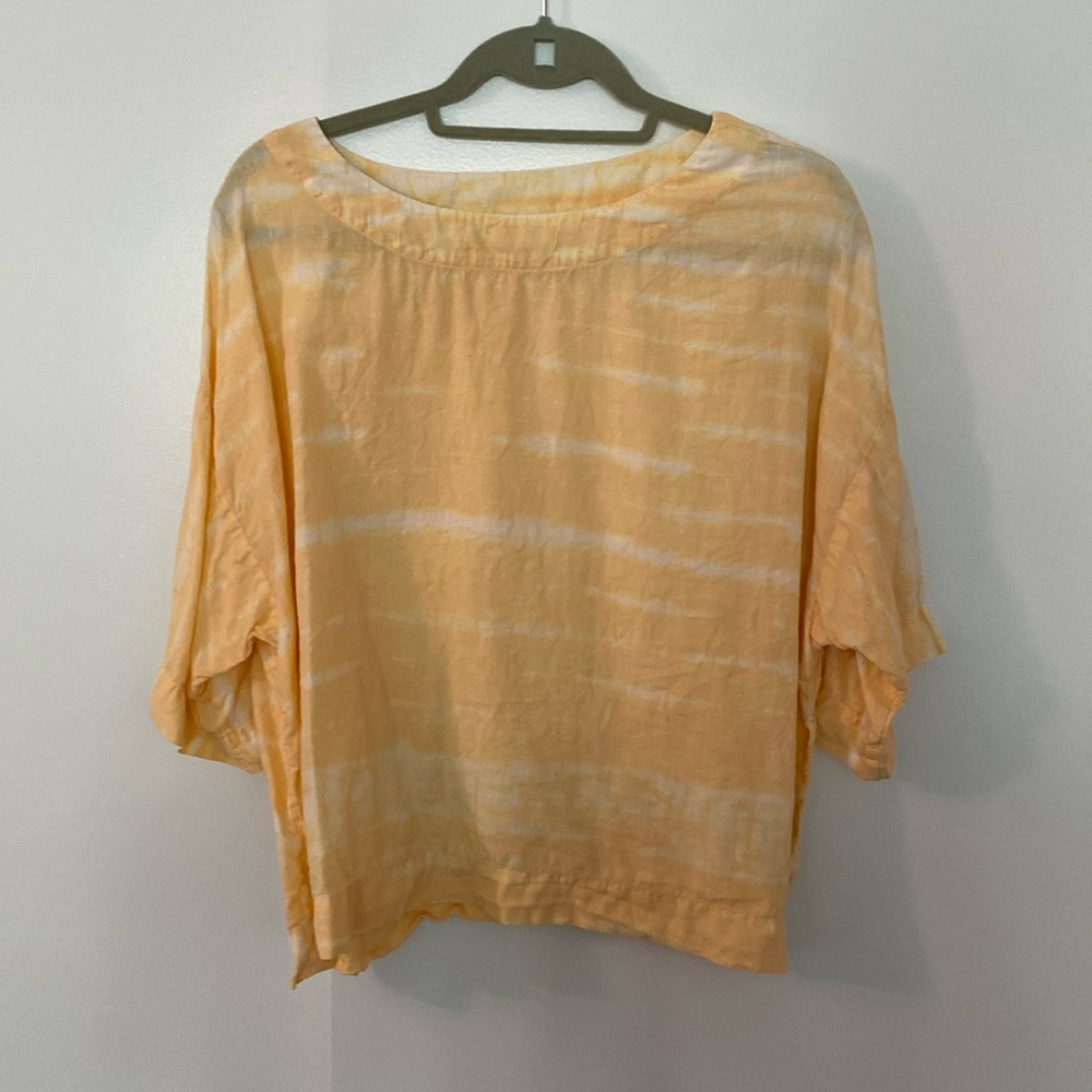 EUC Linen J.Jill Top